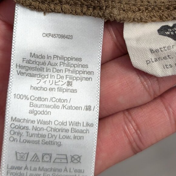 Madewell olive/brown dress - 100% cotton. Size large. - Picture 4 of 4